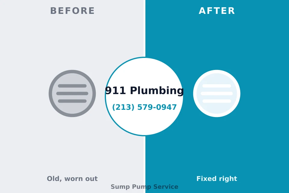 Before and after: plumbing repair Brookston, IN